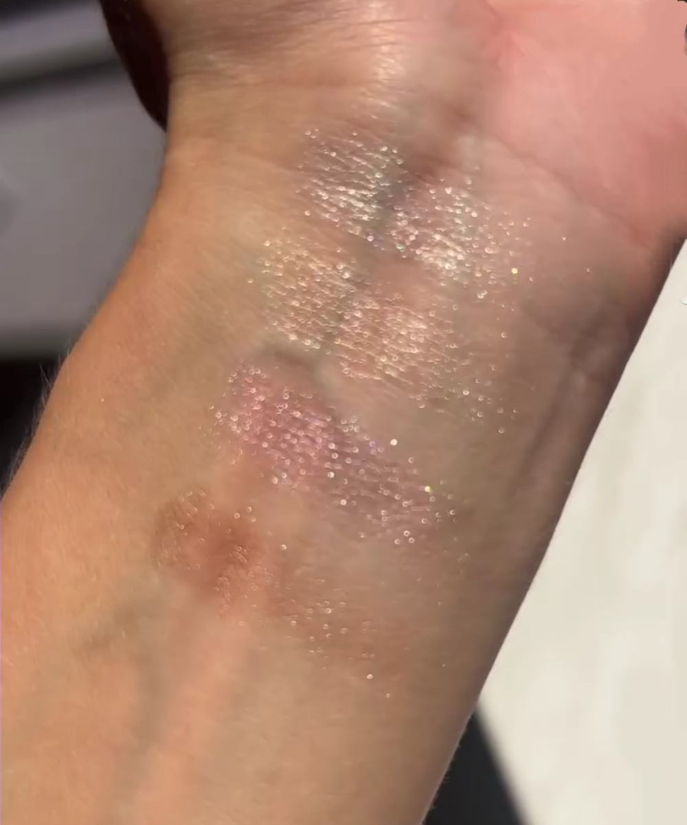 バックステージ グロウ マキシマイザー パレット 003 パーリー ピーチ グロウ/Dior/ハイライトを使ったクチコミ（2枚目）