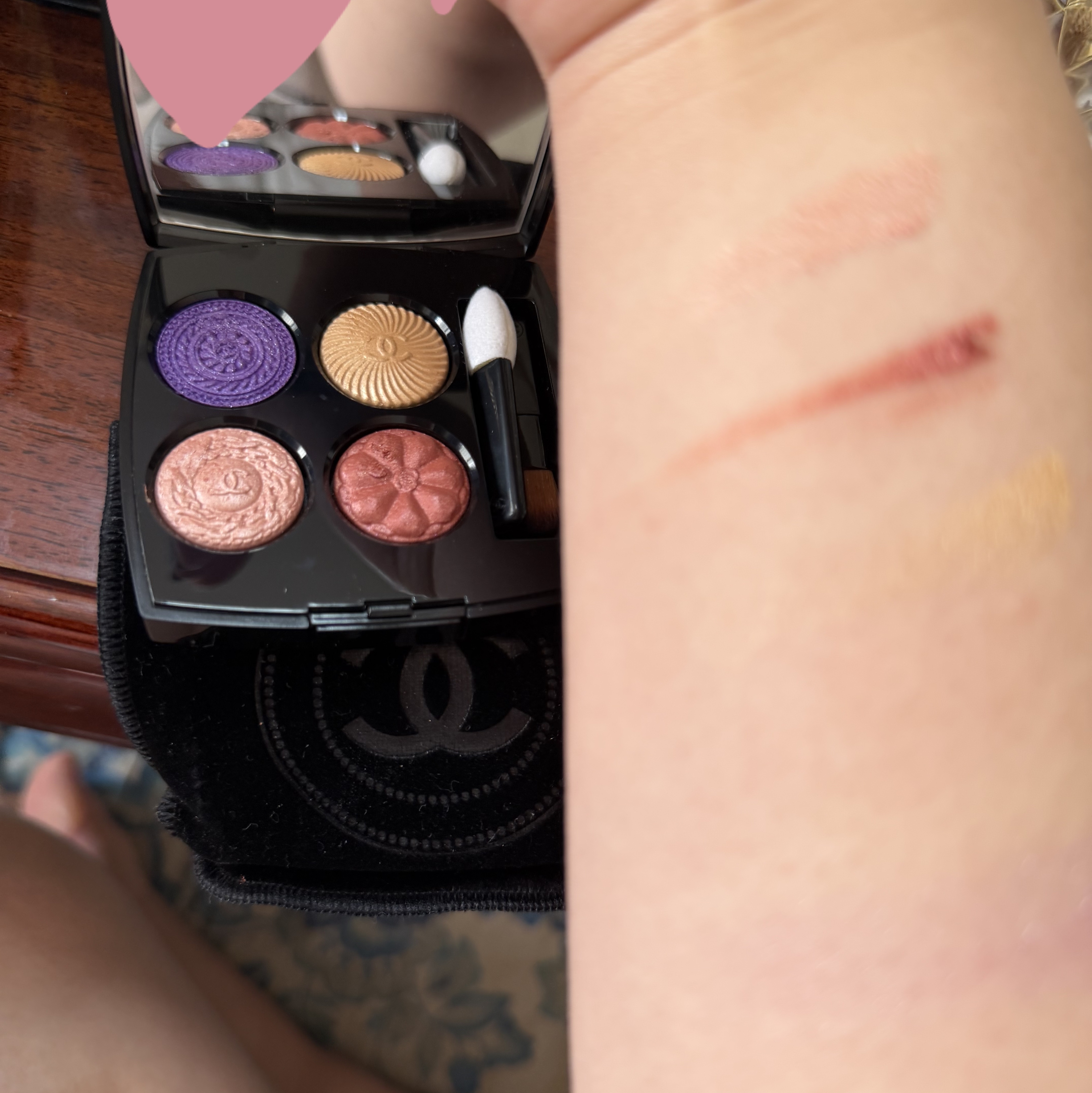 レ キャトル オンブル ブトン 239 ブトン バロック/CHANEL/アイシャドウパレットを使ったクチコミ（2枚目）