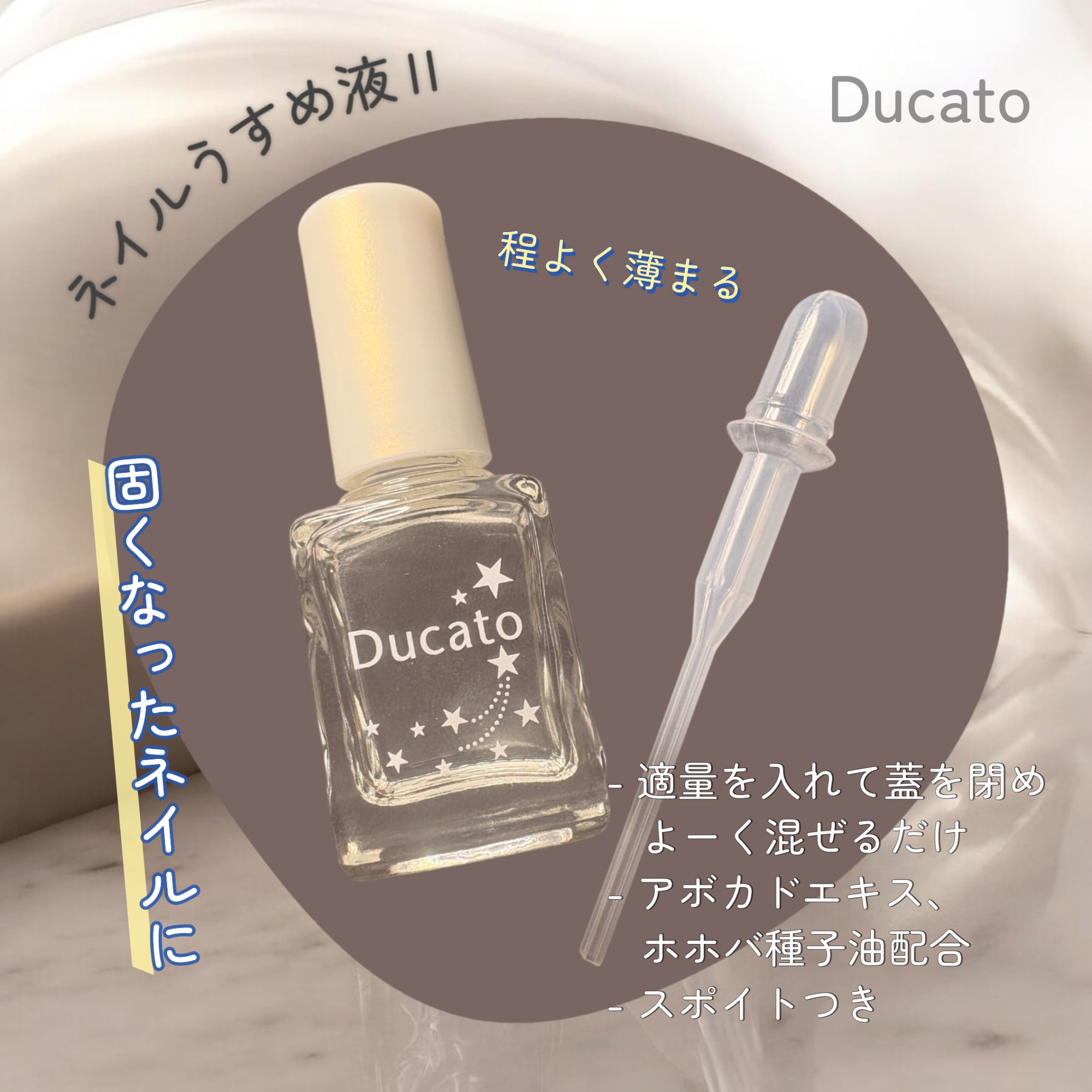 エナメルうすめ液II/デュカート/ネイル用品を使ったクチコミ（1枚目）