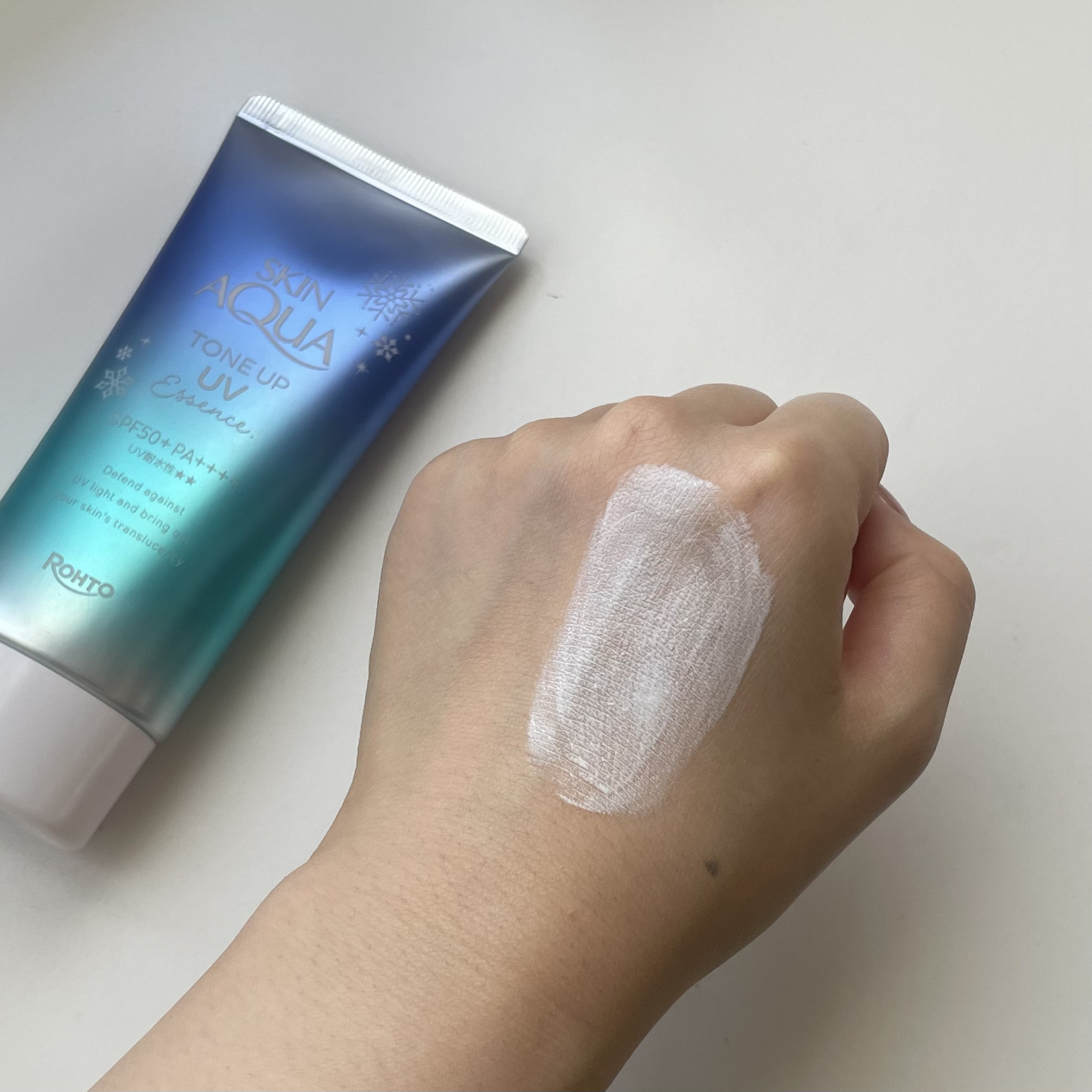 スキンアクア トーンアップUVエッセンス/スキンアクア/日焼け止めクリームを使ったクチコミ（3枚目）