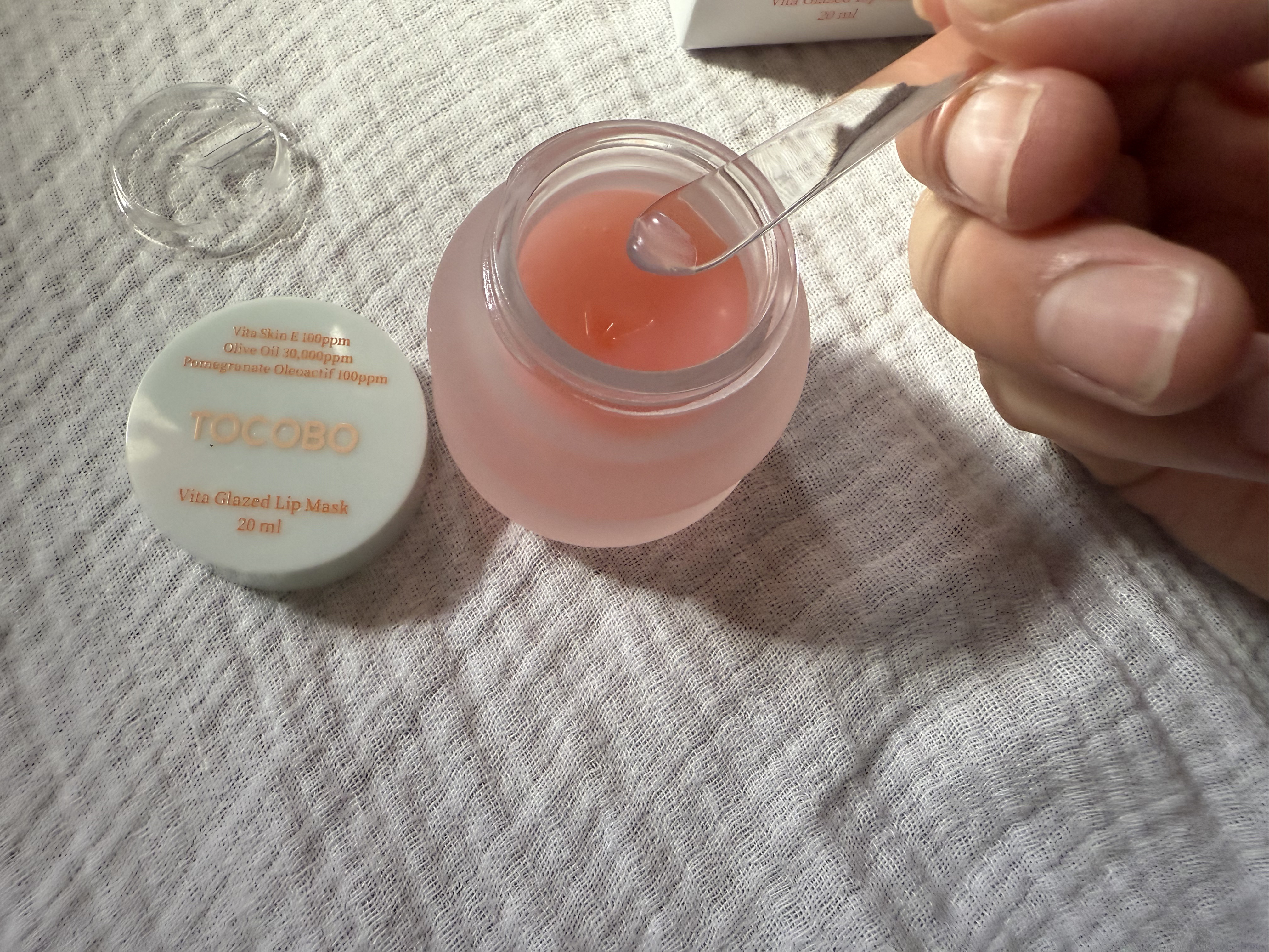 ビタグレーズドリップマスク/TOCOBO/リップマスクを使ったクチコミ（3枚目）