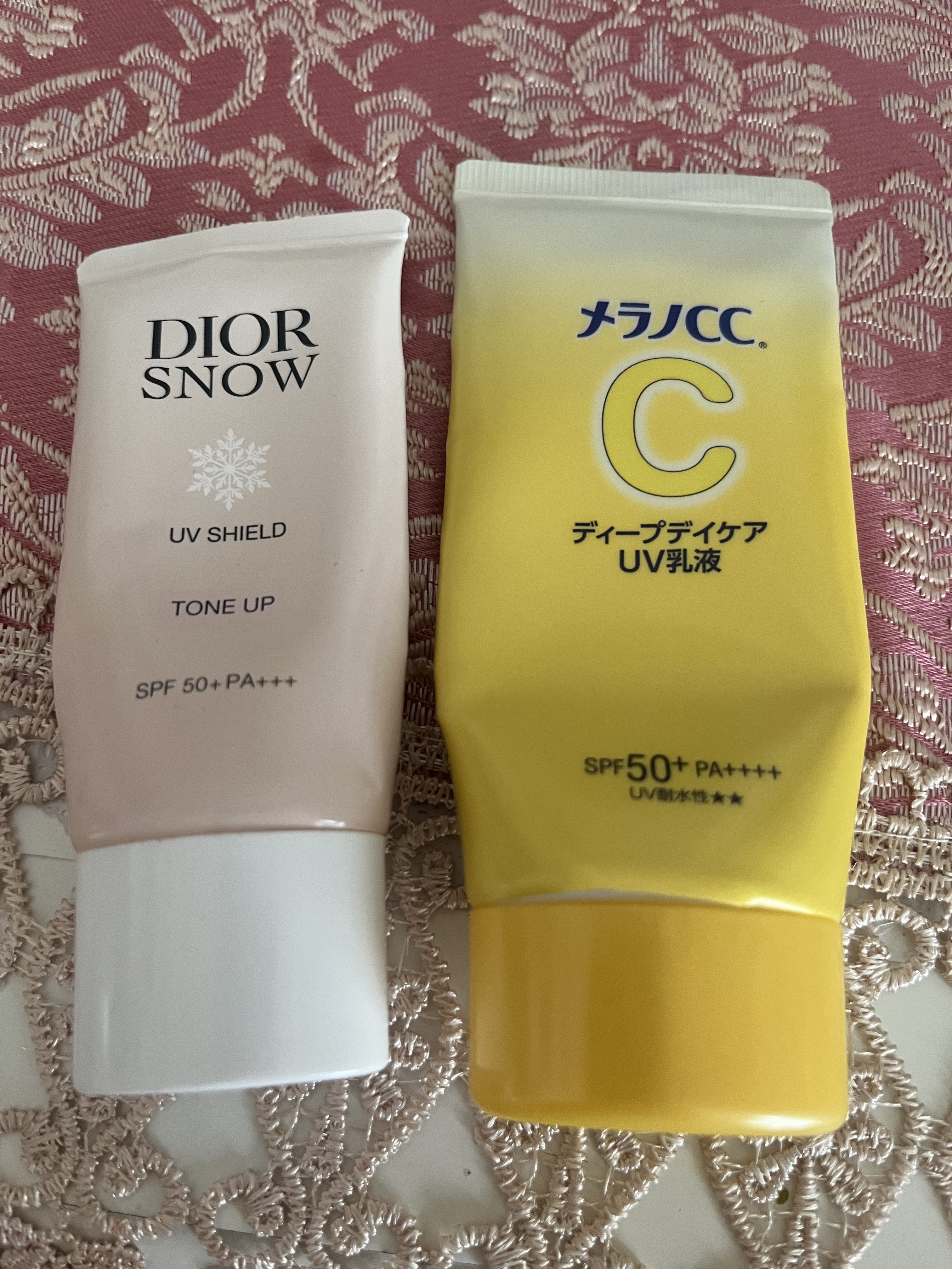 ディオール スノー UVシールド トーンアップ 50+/Dior/日焼け止めミルクを使ったクチコミ（1枚目）