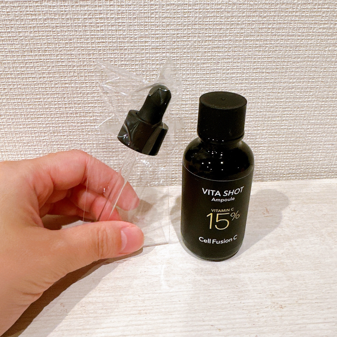 Cell Fusion C(セルフュージョンシー) トーニングCくすみセラムのクチコミ「Cell FusionC
トーニングC ビタショットアンプル

目に見えない肌荒れを防ぐ攻めの.....」（2枚目）