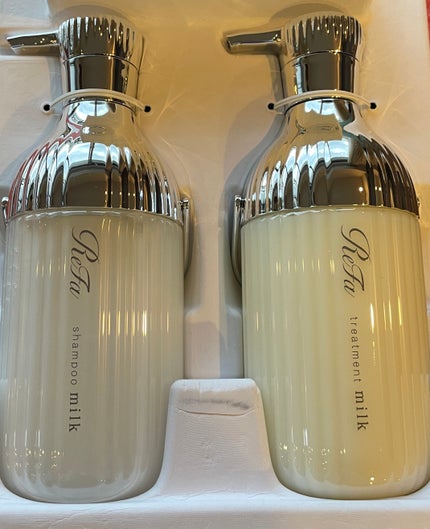 リファミルクプロテインシャンプー/トリートメント/ReFa/シャンプー・コンディショナーを使ったクチコミ(1枚目)