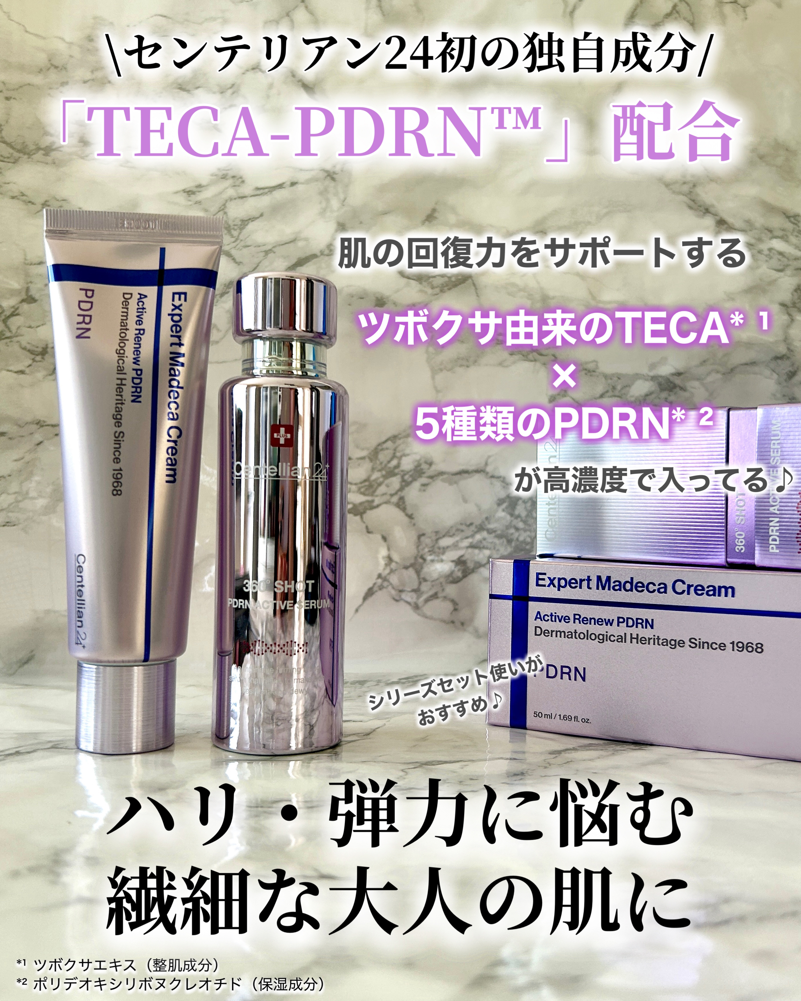 エキスパートマデカアクティブリニューPDRN/センテリアン24/フェイスクリームを使ったクチコミ（2枚目）