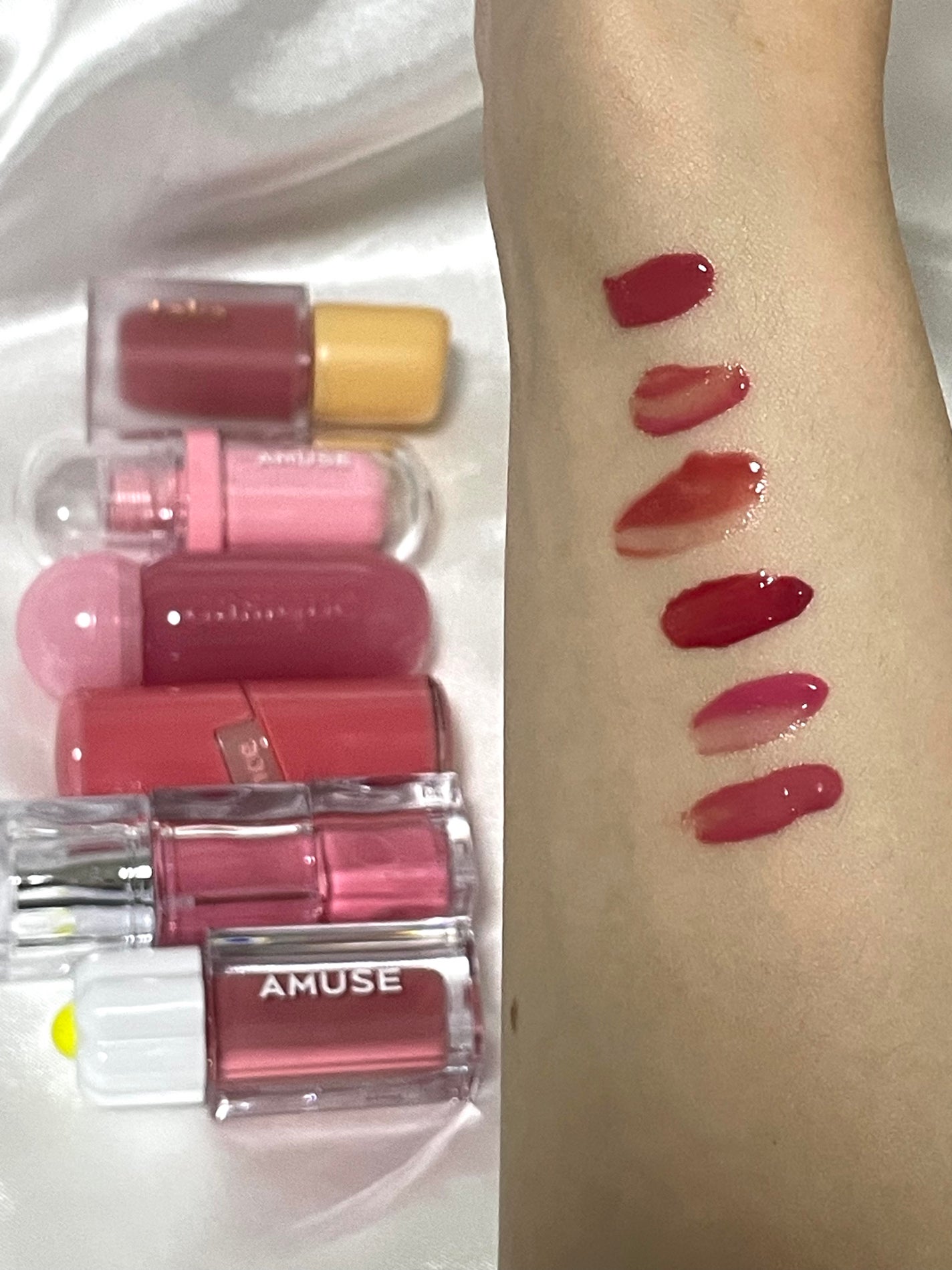 ジューシーデューイグロウティント/dasique/リップティントを使ったクチコミ(2枚目)