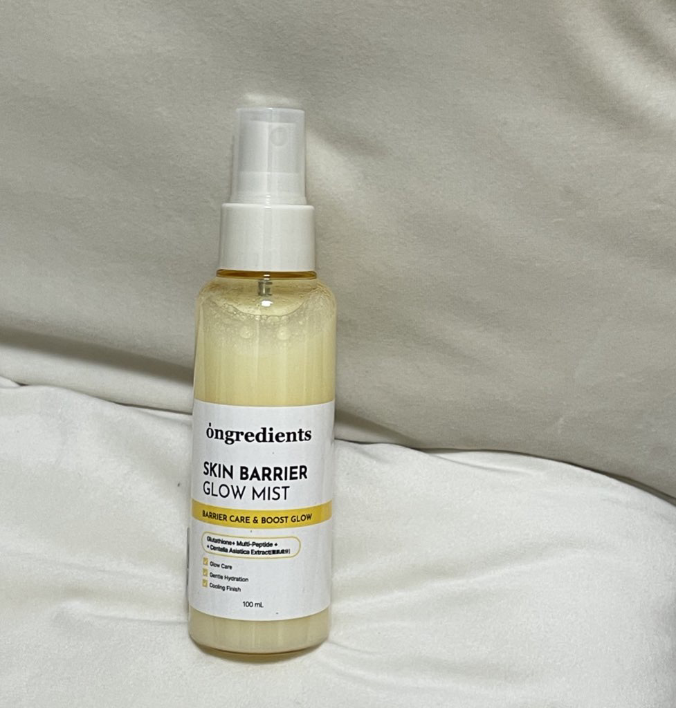 オングリディエンツ スキンバリアグローミスト/Ongredients/ミスト状化粧水を使ったクチコミ（1枚目）