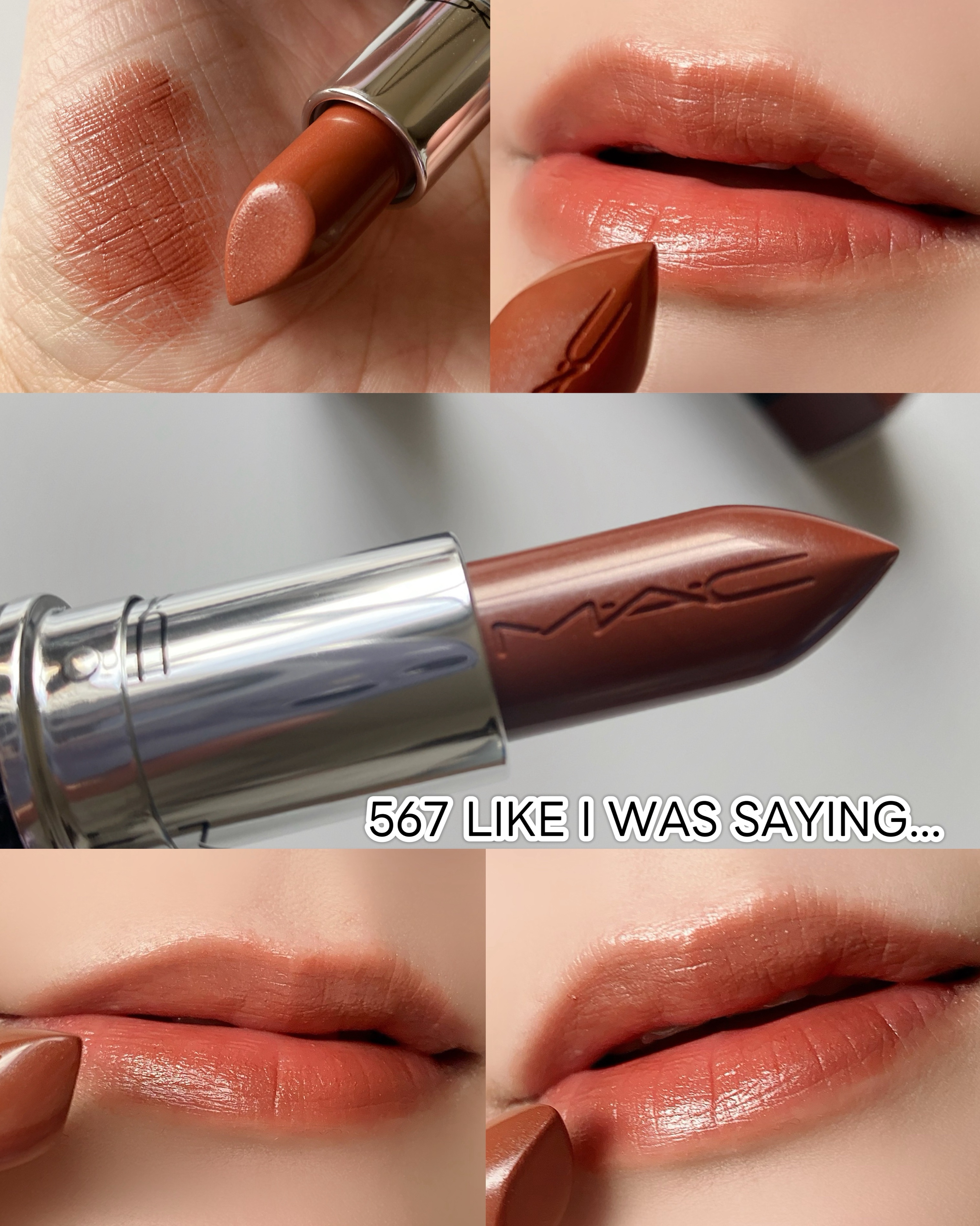 ラスターガラス リップスティック/M・A・C/口紅を使ったクチコミ（3枚目）