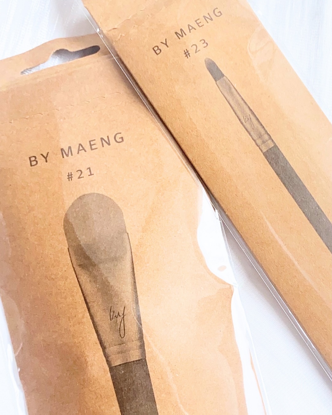 BY MAENG #21 ファンデーションブラシ/SOOA DOR/メイクブラシを使ったクチコミ（2枚目）