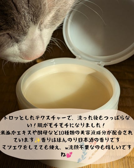 ワフードメイド 酒粕クレンジングバーム/pdc/クレンジングバームを使ったクチコミ(2枚目)