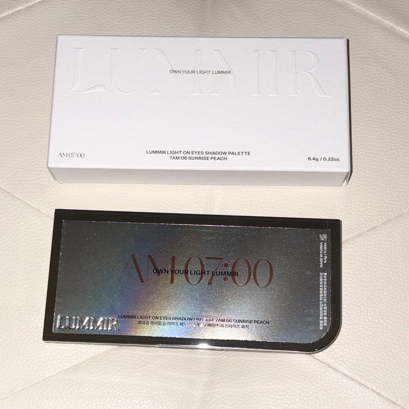 牛タン基本フォロバ on LIPS 「ルミルライトオンアイズシャドウパレット06サンライズピーチ気に..」(2枚目)