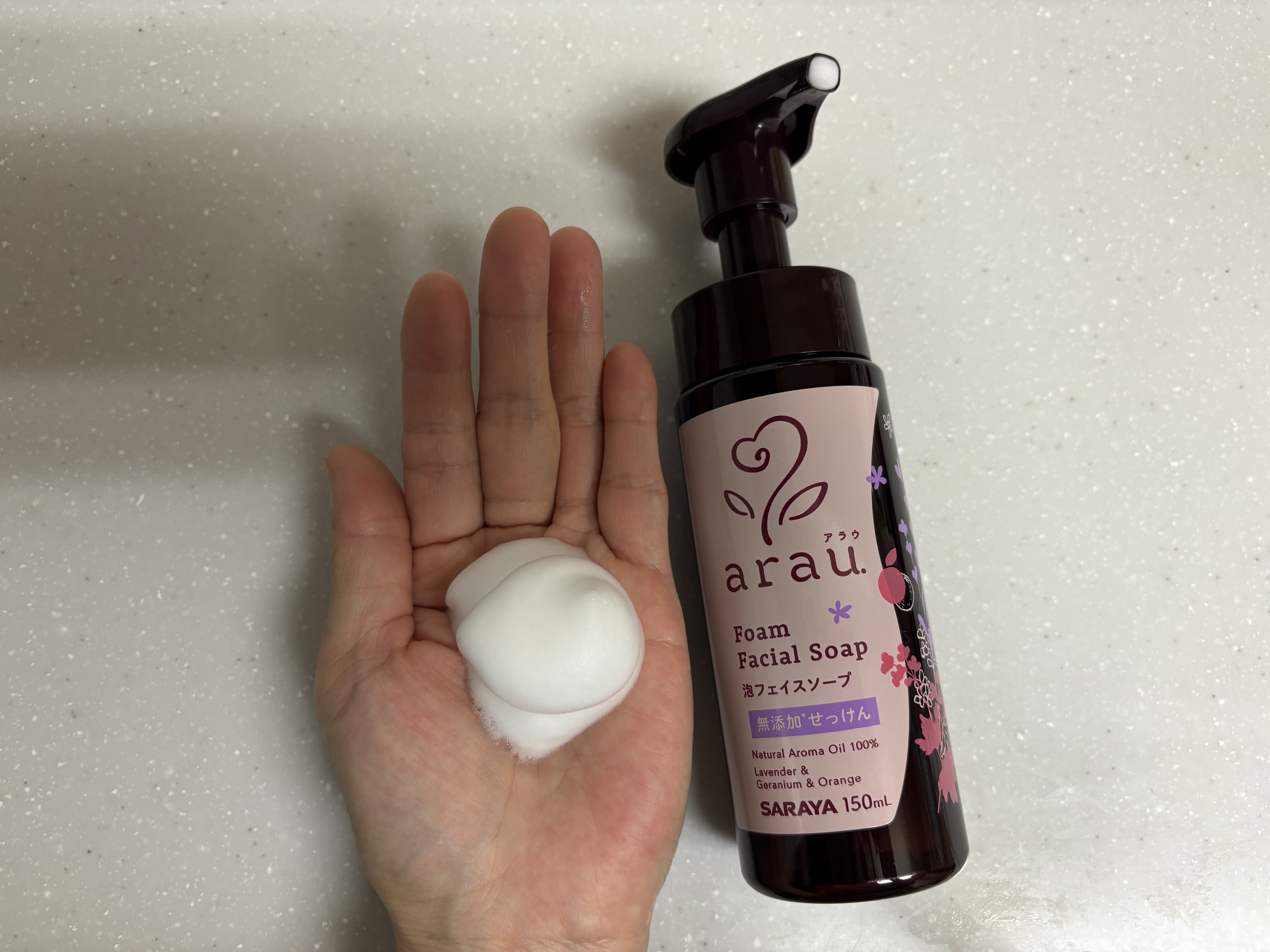 arau.（アラウ.） 泡フェイスソープ/arau.(アラウ)/泡洗顔を使ったクチコミ（3枚目）