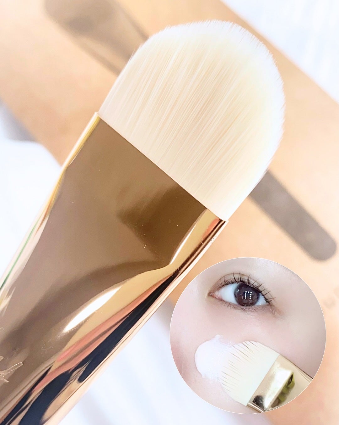 BY MAENG #21 ファンデーションブラシ/SOOA DOR/メイクブラシを使ったクチコミ(4枚目)