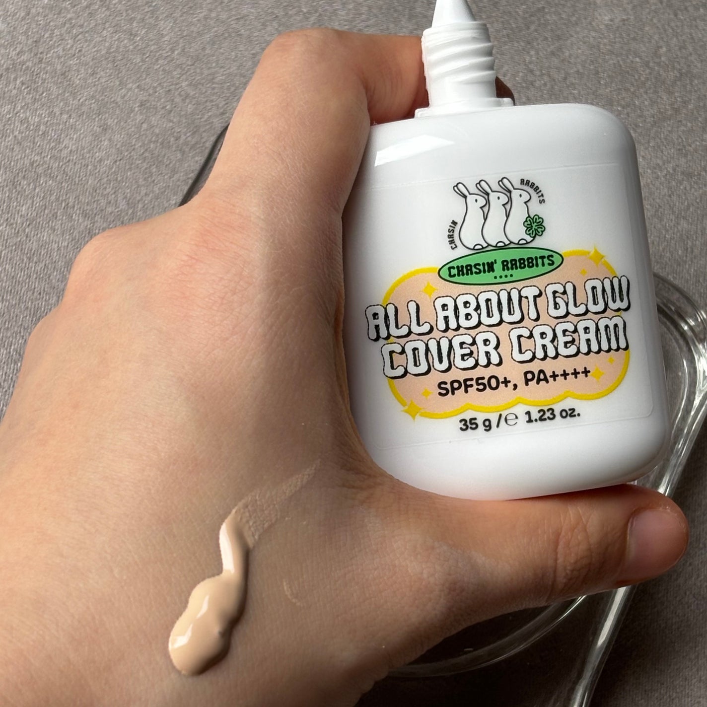 オールアバウトグロウカバークリーム/CHASIN'RABBITS/日焼け止めクリームを使ったクチコミ(2枚目)
