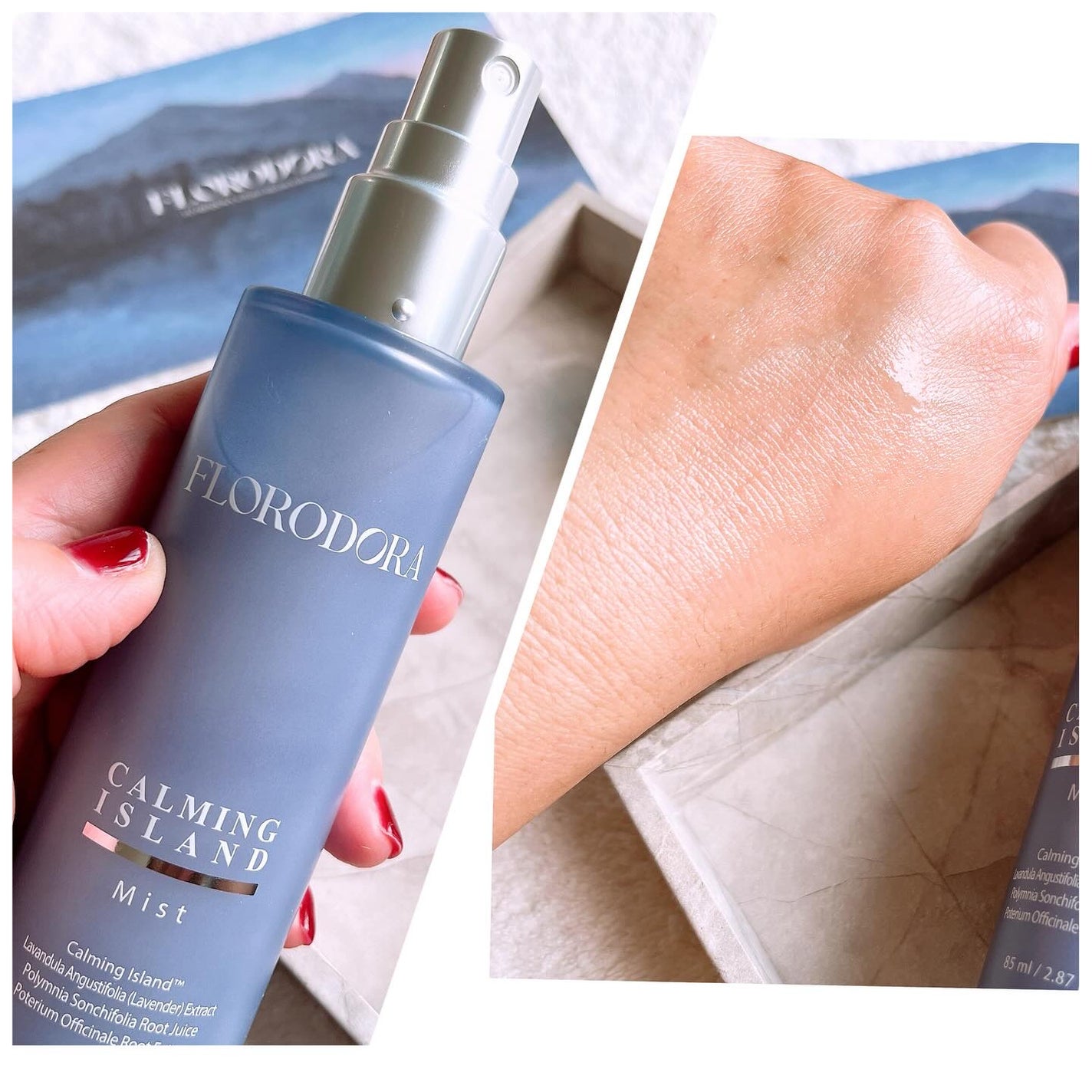 フローロドラ カーミングアイランドジェルクリーム/Florodora/フェイスクリームを使ったクチコミ(3枚目)