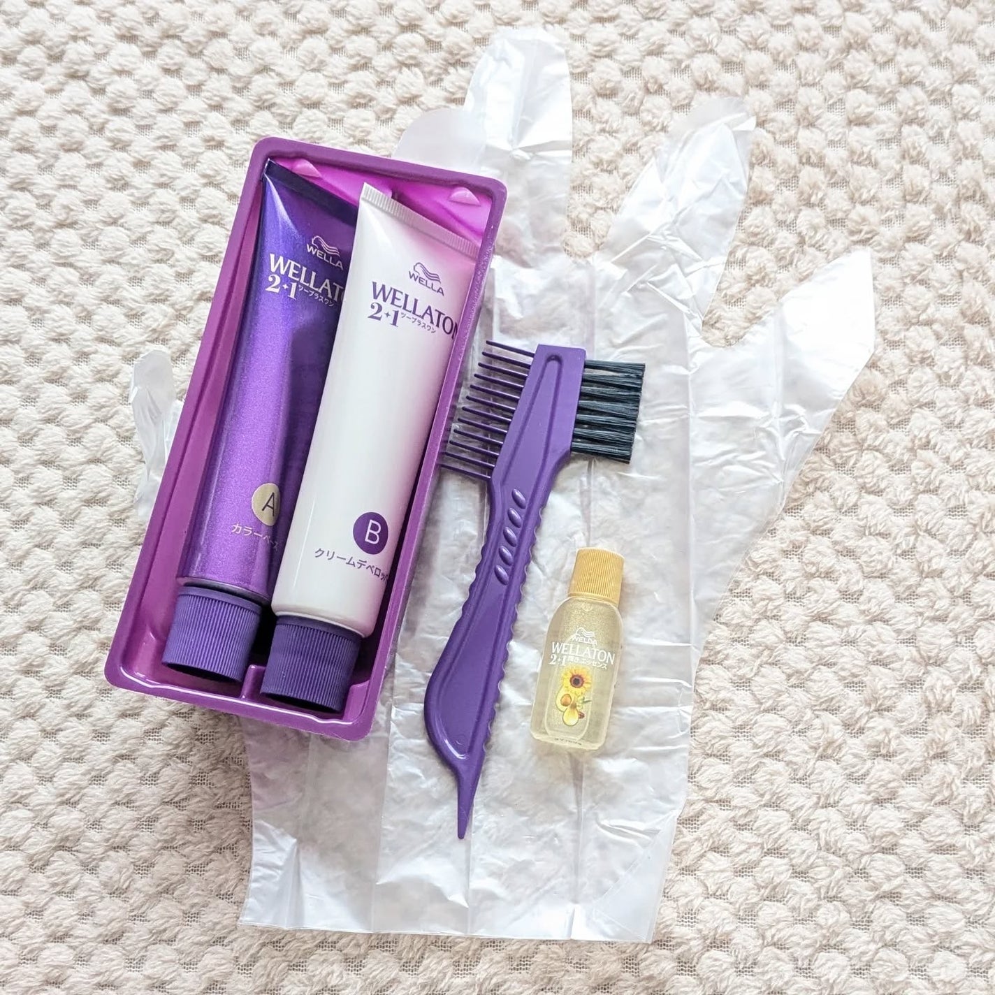 ウエラトーン ツープラスワン クリームタイプ/ウエラ/ヘアカラーを使ったクチコミ(3枚目)