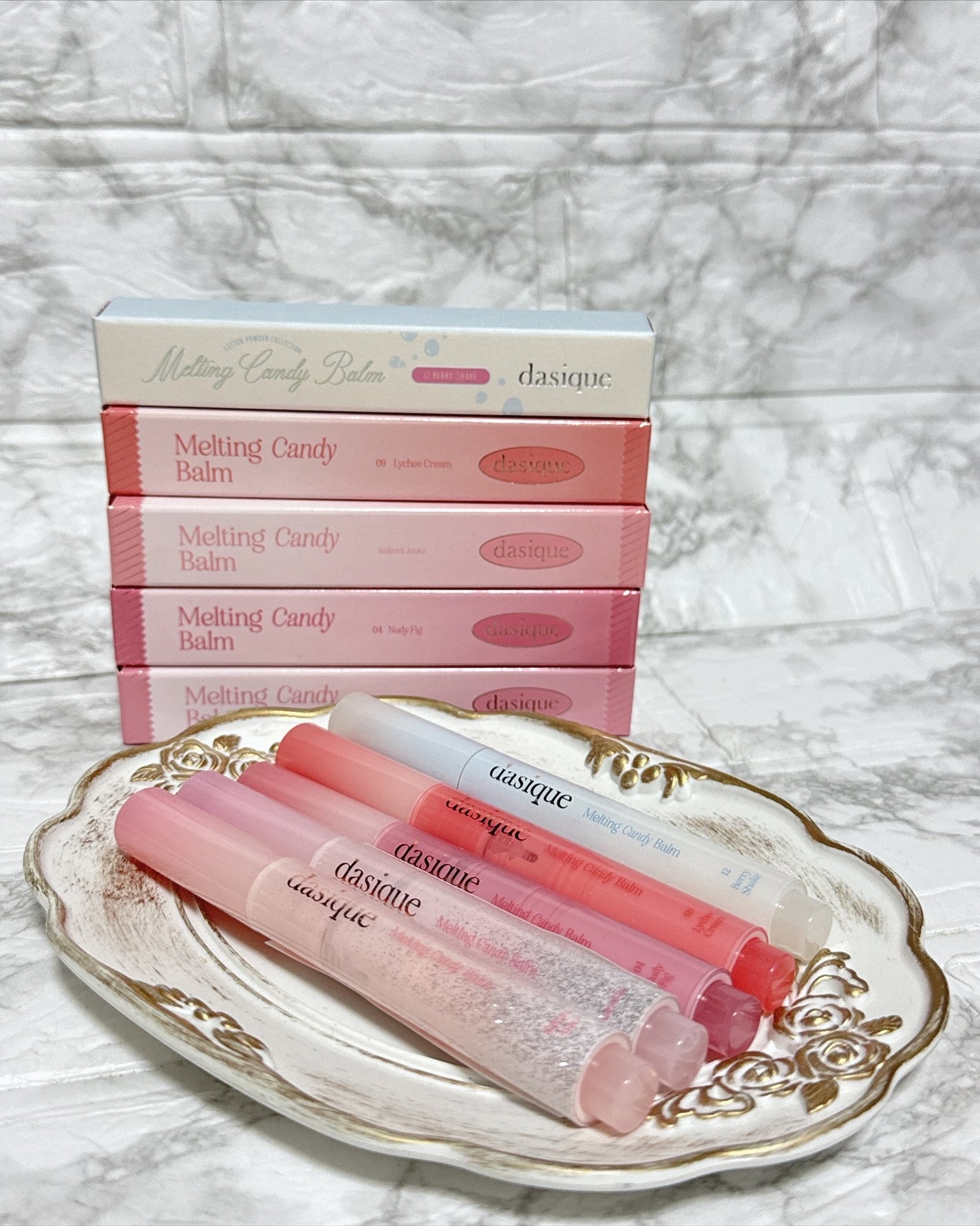 メルティングキャンディーバーム/dasique/口紅を使ったクチコミ(2枚目)