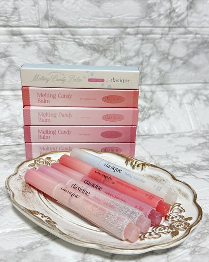 メルティングキャンディーバーム/dasique/口紅を使ったクチコミ(2枚目)