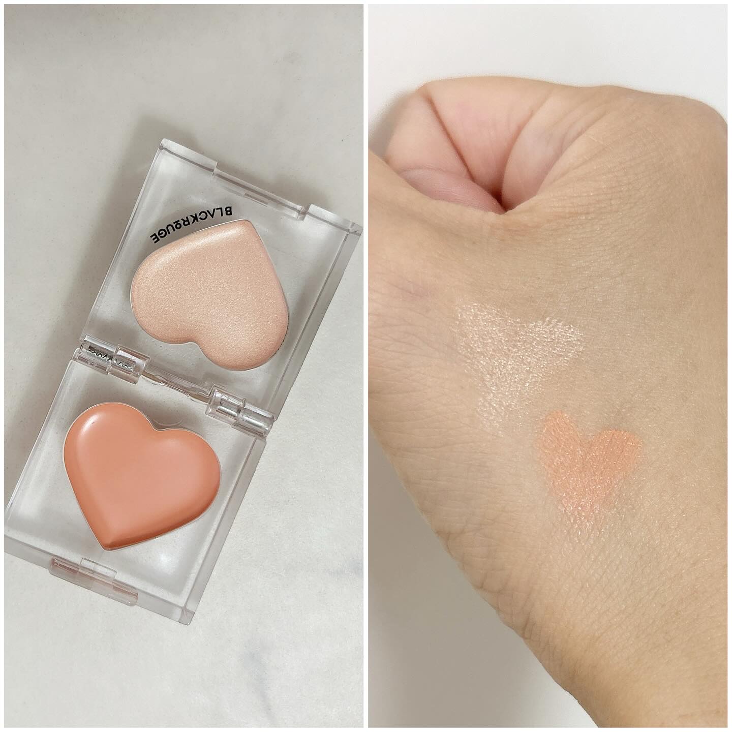 パールブリー アイグリッター  トライアングル GT01 グラスレインボー/BLACK ROUGE/グリッターを使ったクチコミ（2枚目）