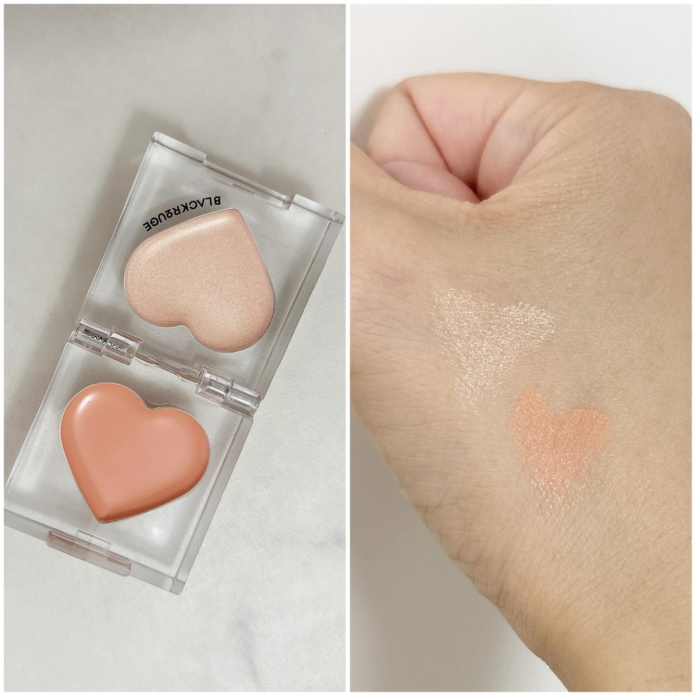 パールブリー アイグリッター トライアングル/BLACK ROUGE/グリッターを使ったクチコミ(2枚目)