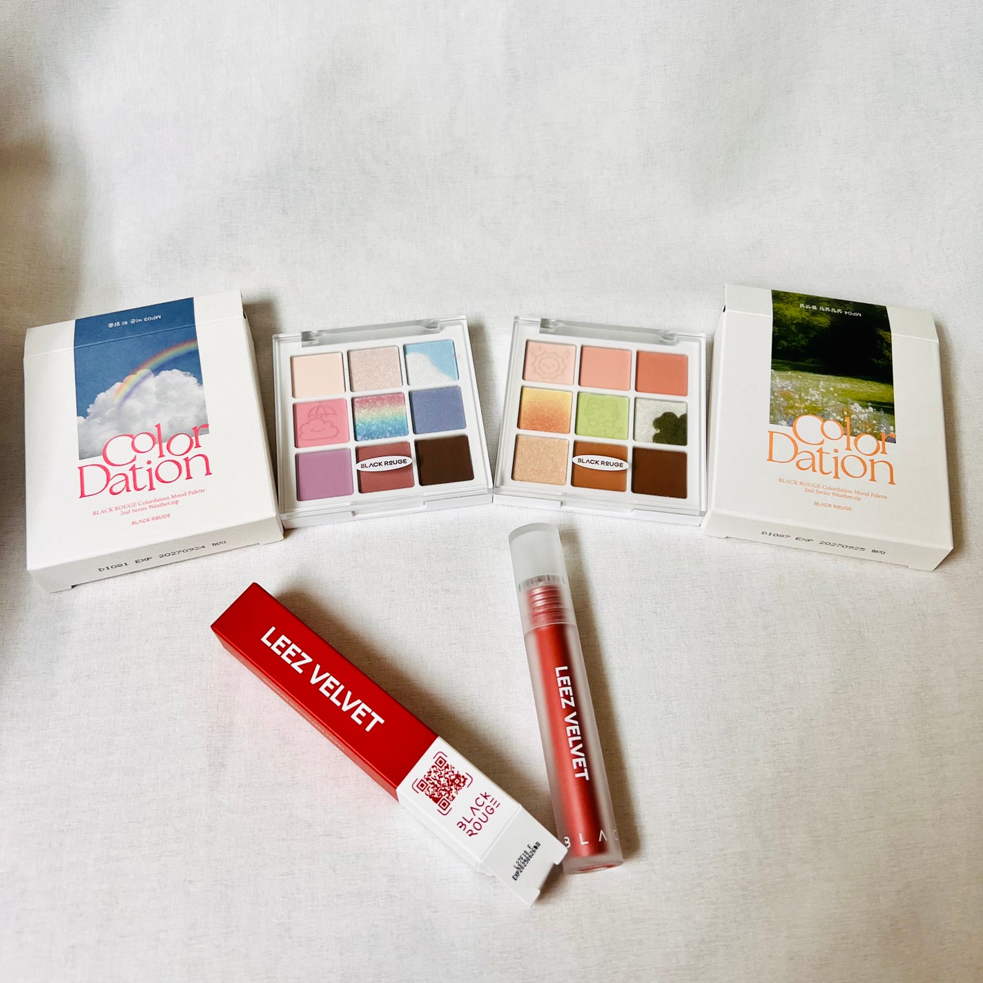 カラーレーションムードパレット/BLACK ROUGE/アイシャドウパレットを使ったクチコミ(2枚目)