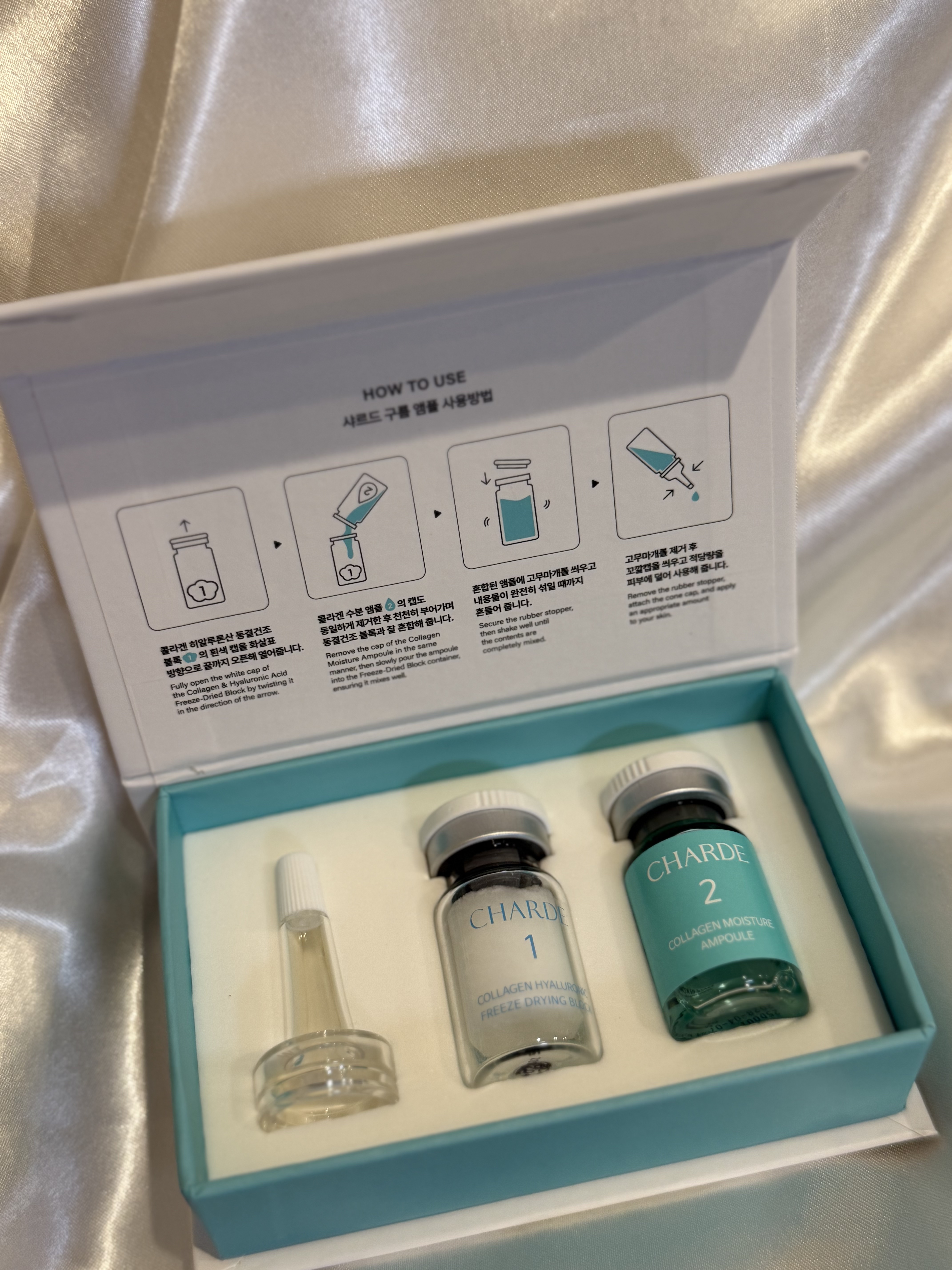 クラウドアンプル 1week キット/CHARDE/美容液を使ったクチコミ（1枚目）