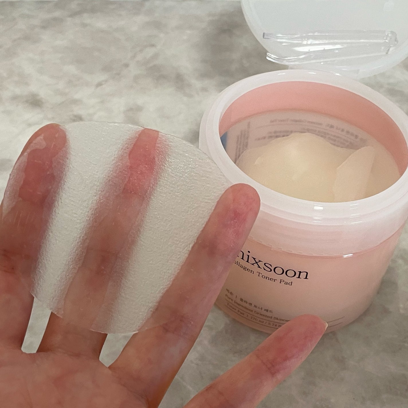 コラーゲントナーパッド/mixsoon/トナーパッドを使ったクチコミ(4枚目)