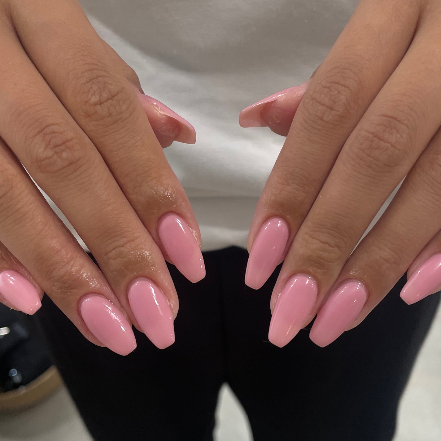 𐔌՞ . .՞ 𐦯 on LIPS 「🩷いいね、保存嬉しいです🎶#ネイル#ジェルネイル#垢抜け#ネイ..」(1枚目)