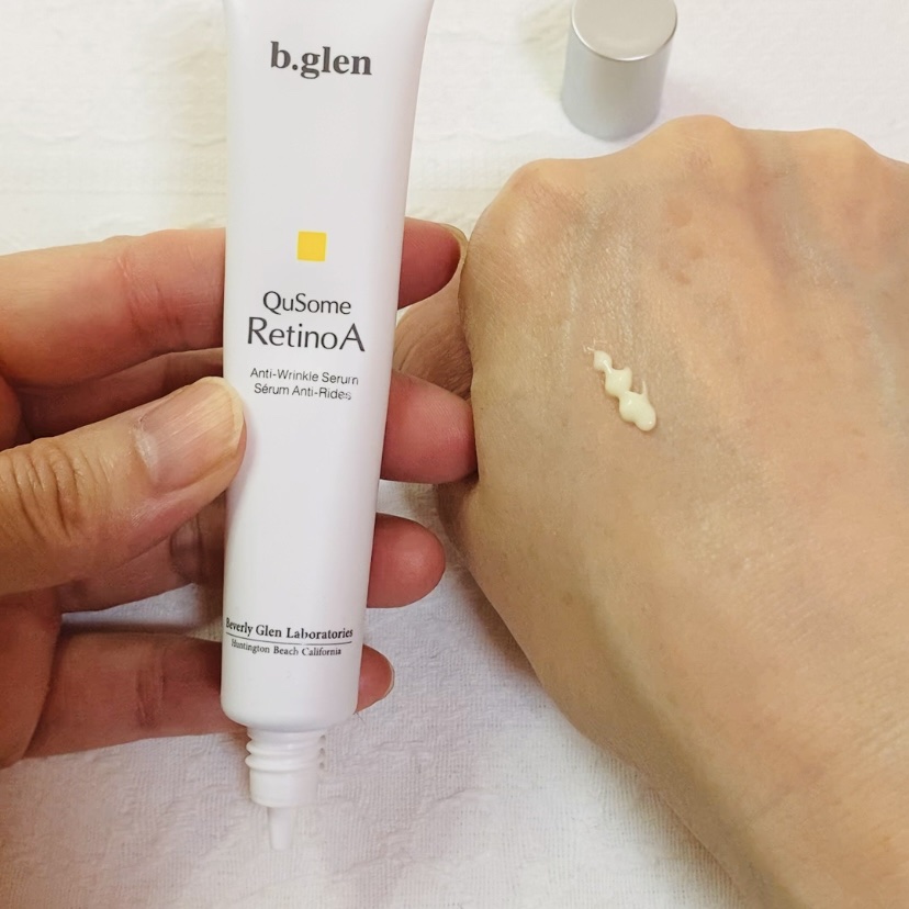QuSomeレチノA/b.glen/美容液を使ったクチコミ（2枚目）