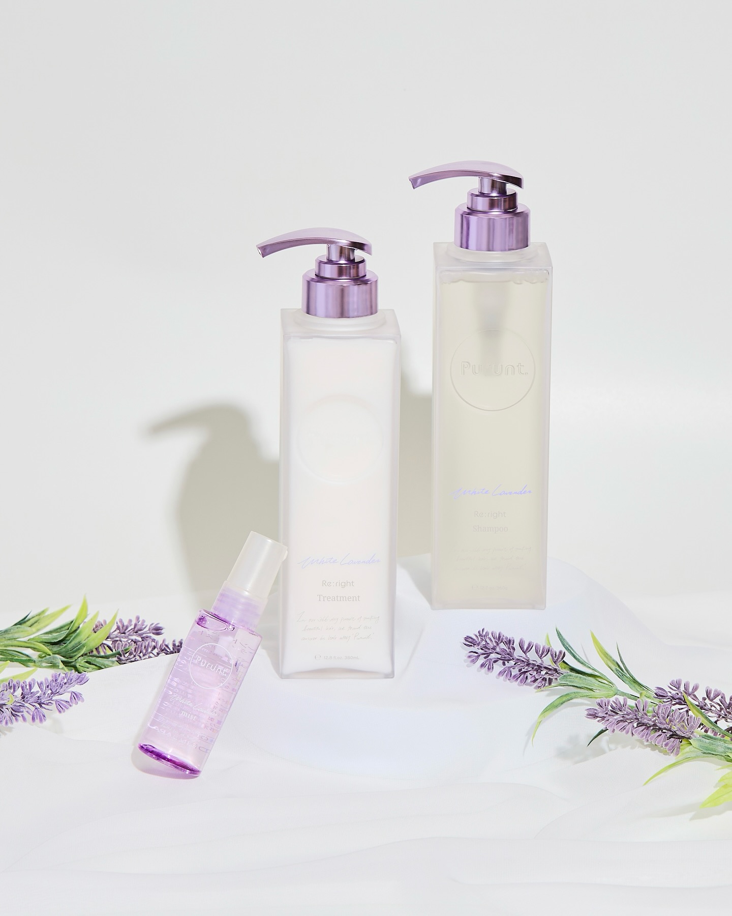 プルント　リライトペアセット　ホワイトラベンダー/Purunt./シャンプー・コンディショナーを使ったクチコミ（1枚目）