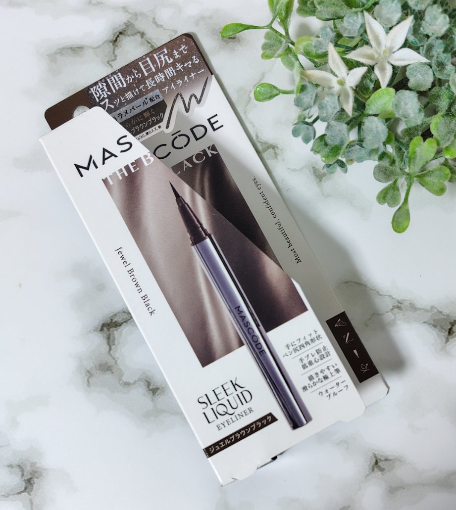 マスコード　スリークリキッド　アイライナー　/MASCODE/リキッドアイライナーを使ったクチコミ（1枚目）
