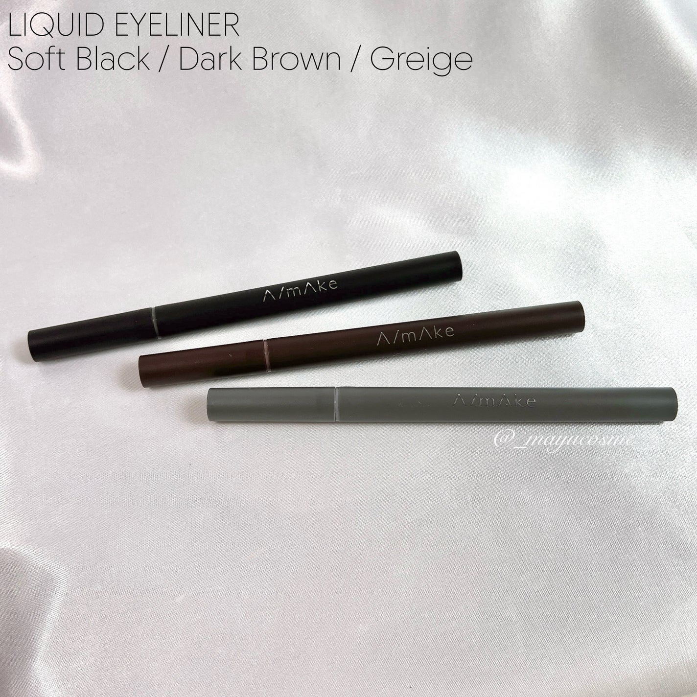 エーメイク マットリキッドアイライナー /A/mAke/リキッドアイライナーを使ったクチコミ(2枚目)