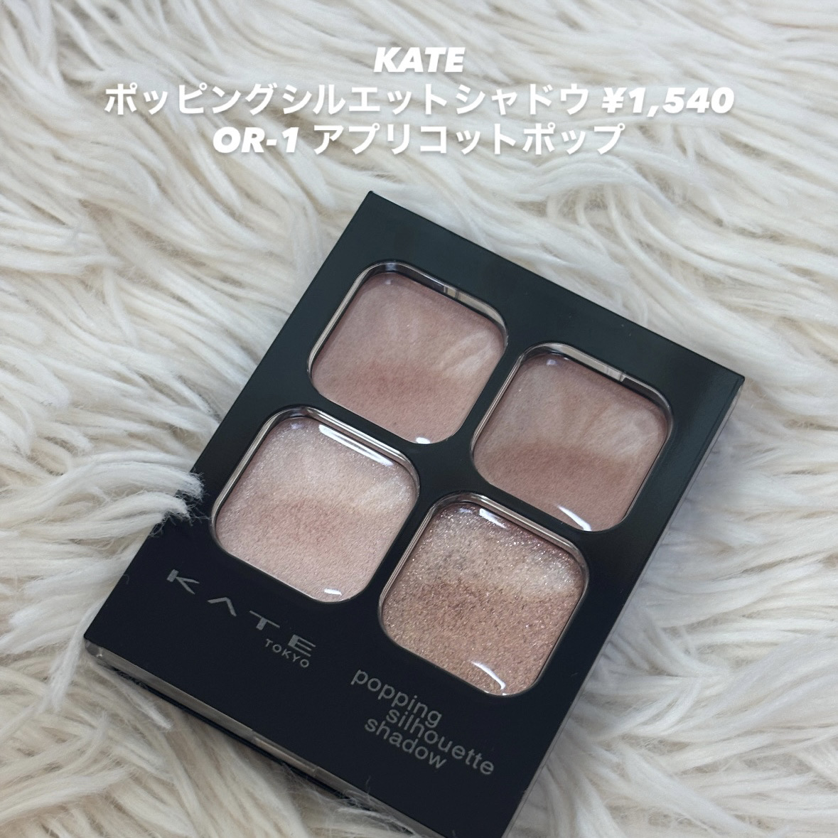 ケイト ポッピングシルエットシャドウ/KATE/アイシャドウパレットを使ったクチコミ（2枚目）