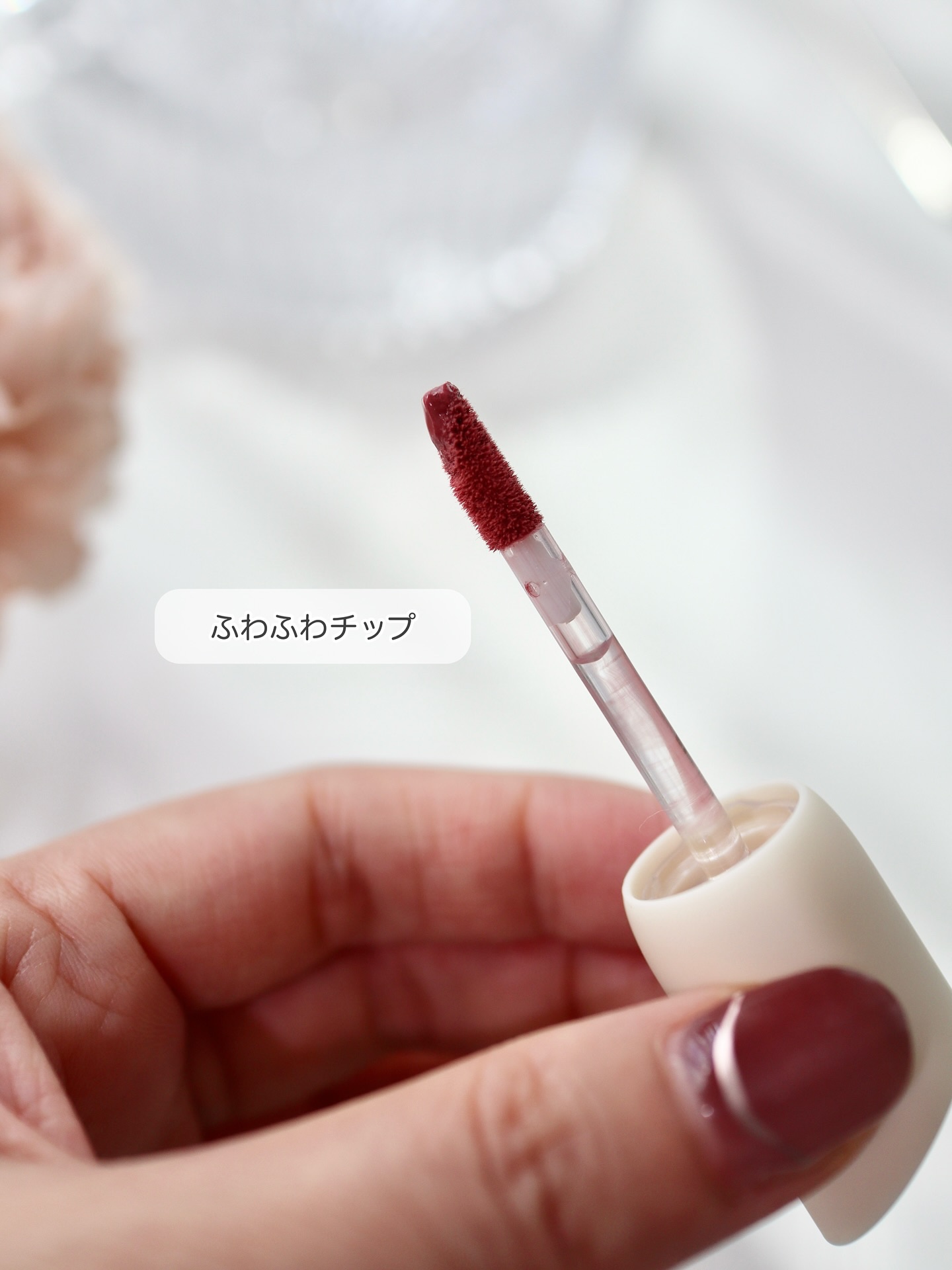 デイリームードマットリキッド #3デート/nuegray/リップグロスを使ったクチコミ（3枚目）