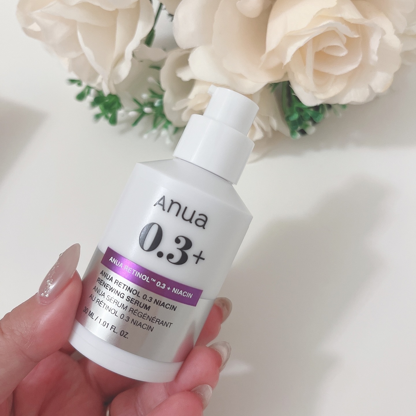 レチノール0.3 ナイアシンリニューイングセラム/Anua/美容液を使ったクチコミ（2枚目）