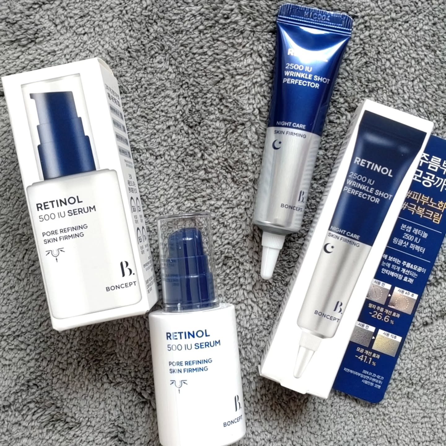 レチノール2500IUリンクルショットパーフェクター/BONCEPT/美容液を使ったクチコミ（1枚目）