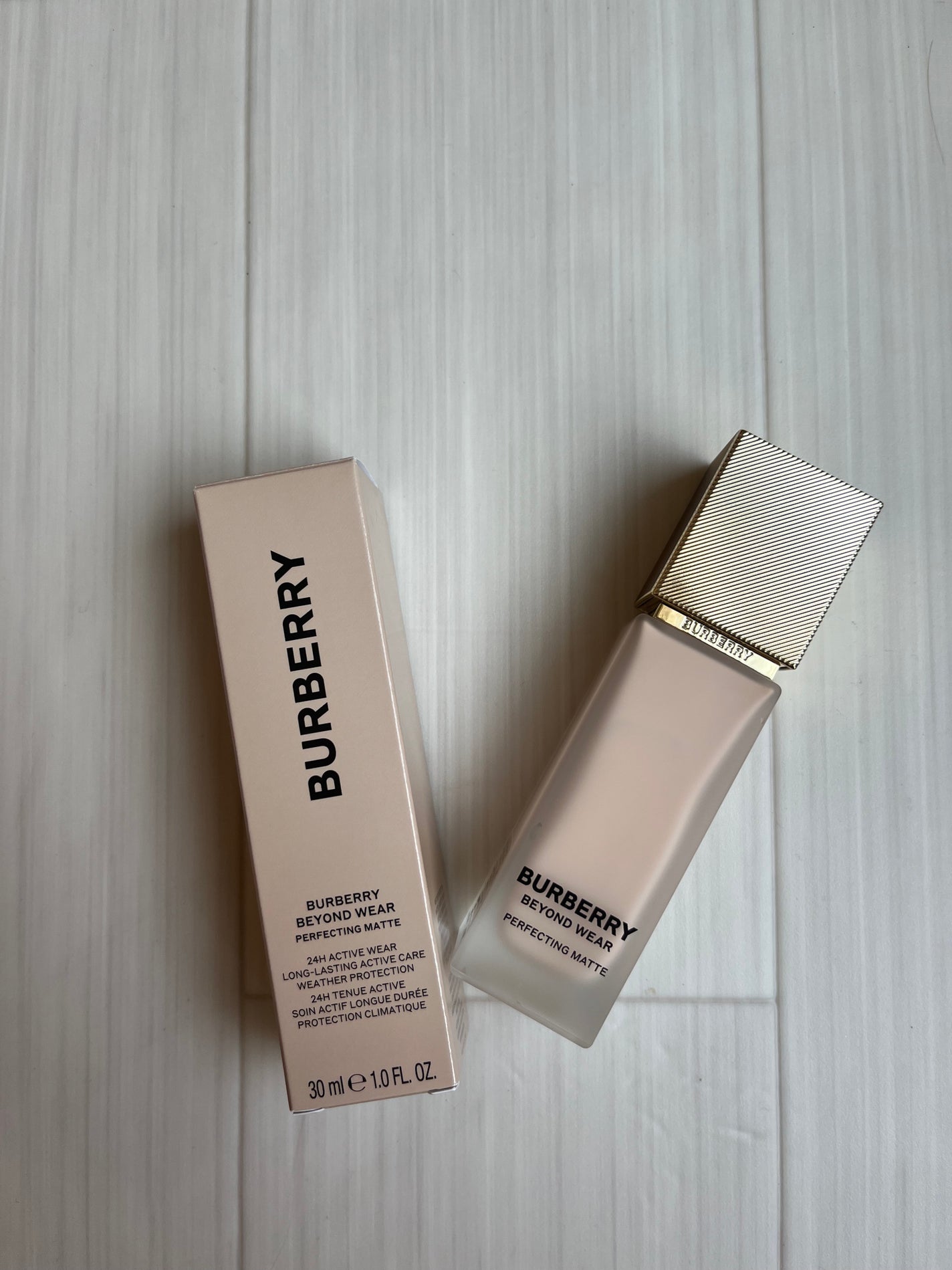 バーバリー ビヨンド ウェア パーフェクティング マット/Burberry Beauty/リキッドファンデーションを使ったクチコミ(1枚目)