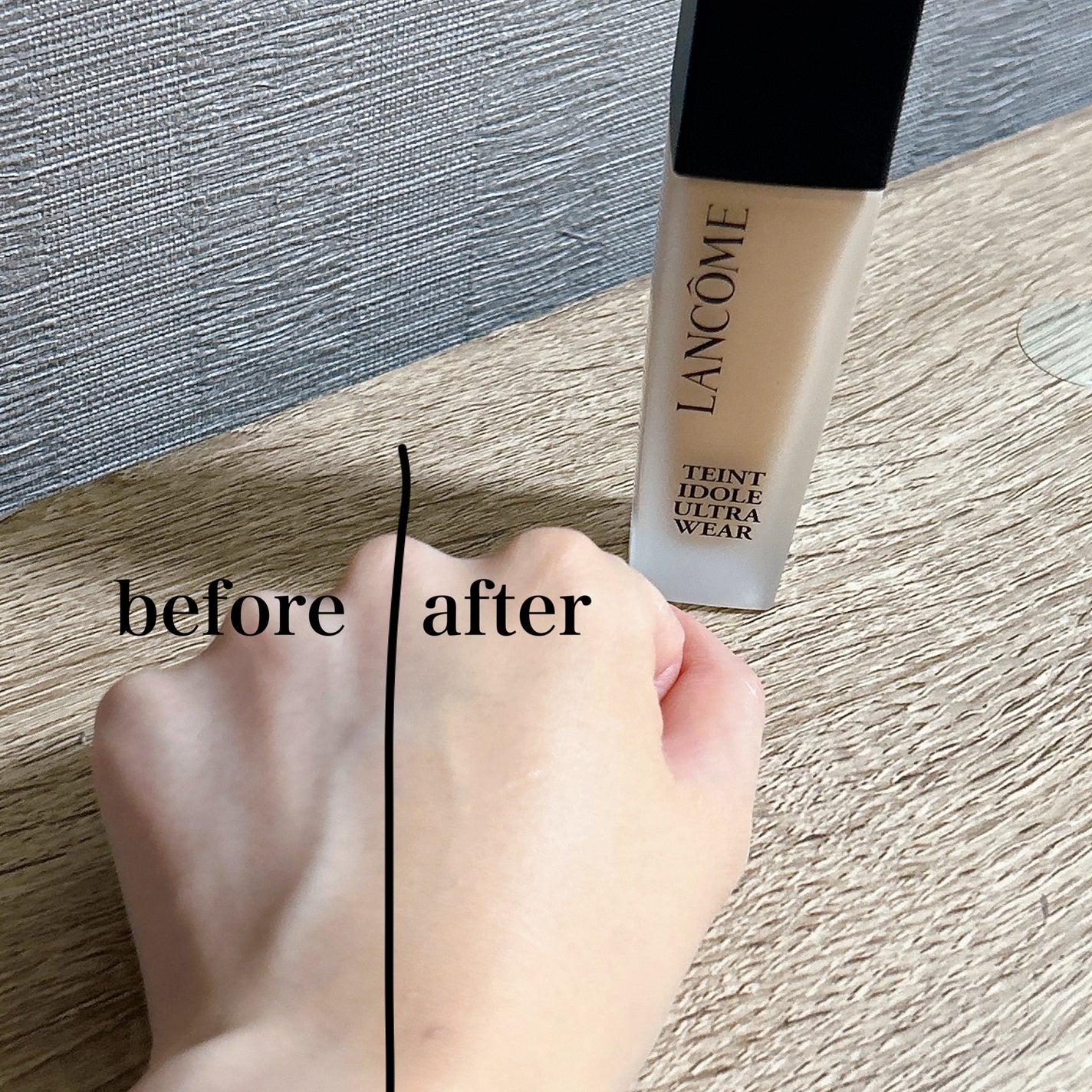 タンイドル ウルトラ ウェア リキッド N/LANCOME/リキッドファンデーションを使ったクチコミ(3枚目)