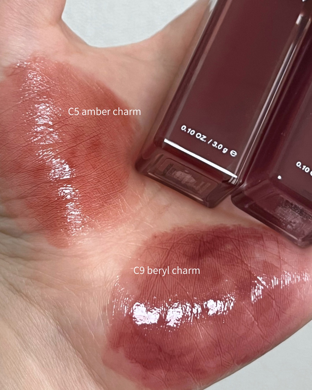 エントロピー チャームティント グロッシージェル アンバーチャーム/ENTROPY/リップティントを使ったクチコミ（3枚目）