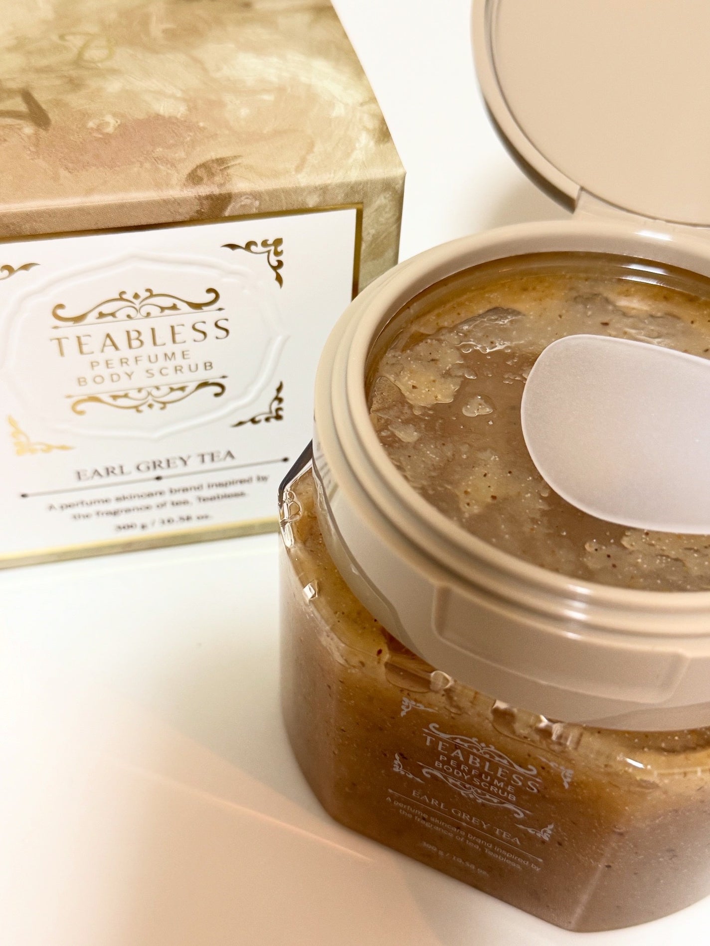 アールグレイティージャム ボディスクラブ/TEABLESS/ボディスクラブを使ったクチコミ(2枚目)