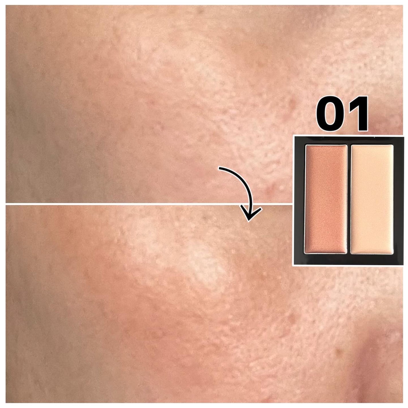 THREE シマリング グロー デュオ R/THREE/クリームハイライトを使ったクチコミ(3枚目)