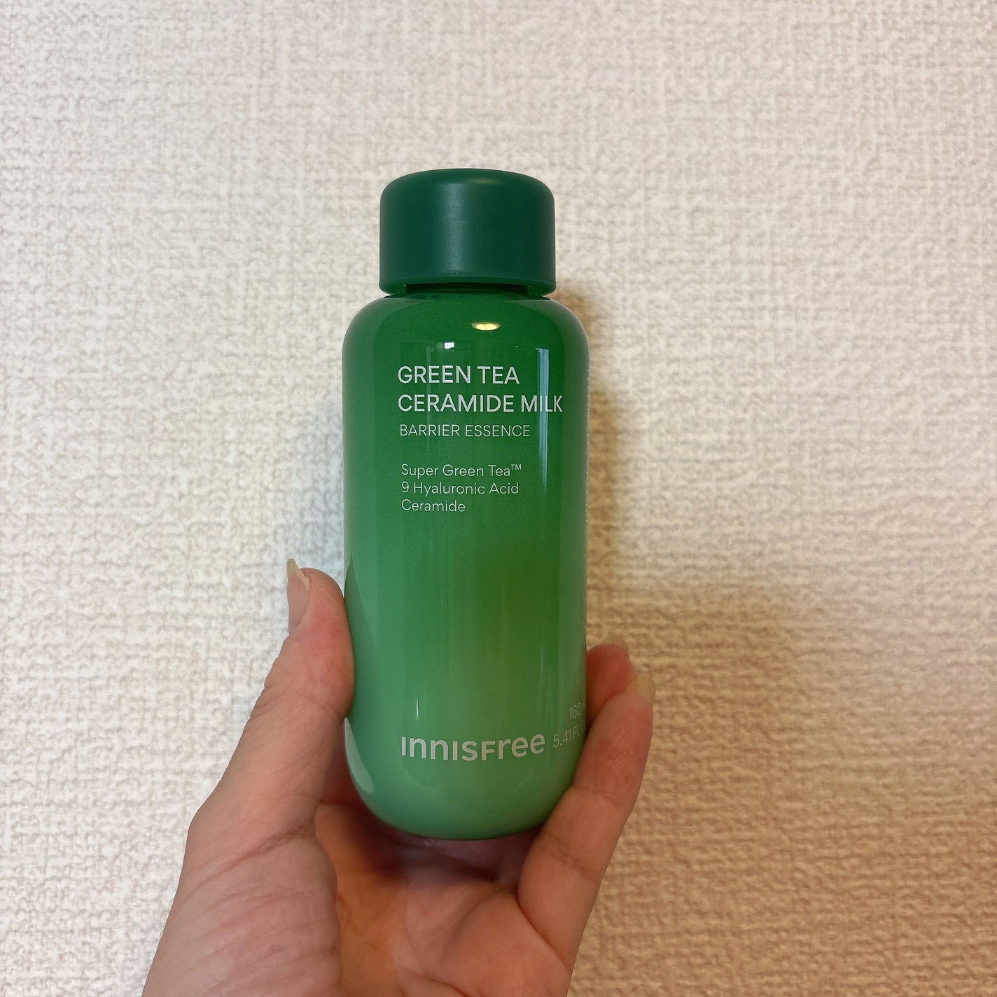 グリーンティー セラミド ミルク エッセンストナー/innisfree/化粧水を使ったクチコミ(2枚目)