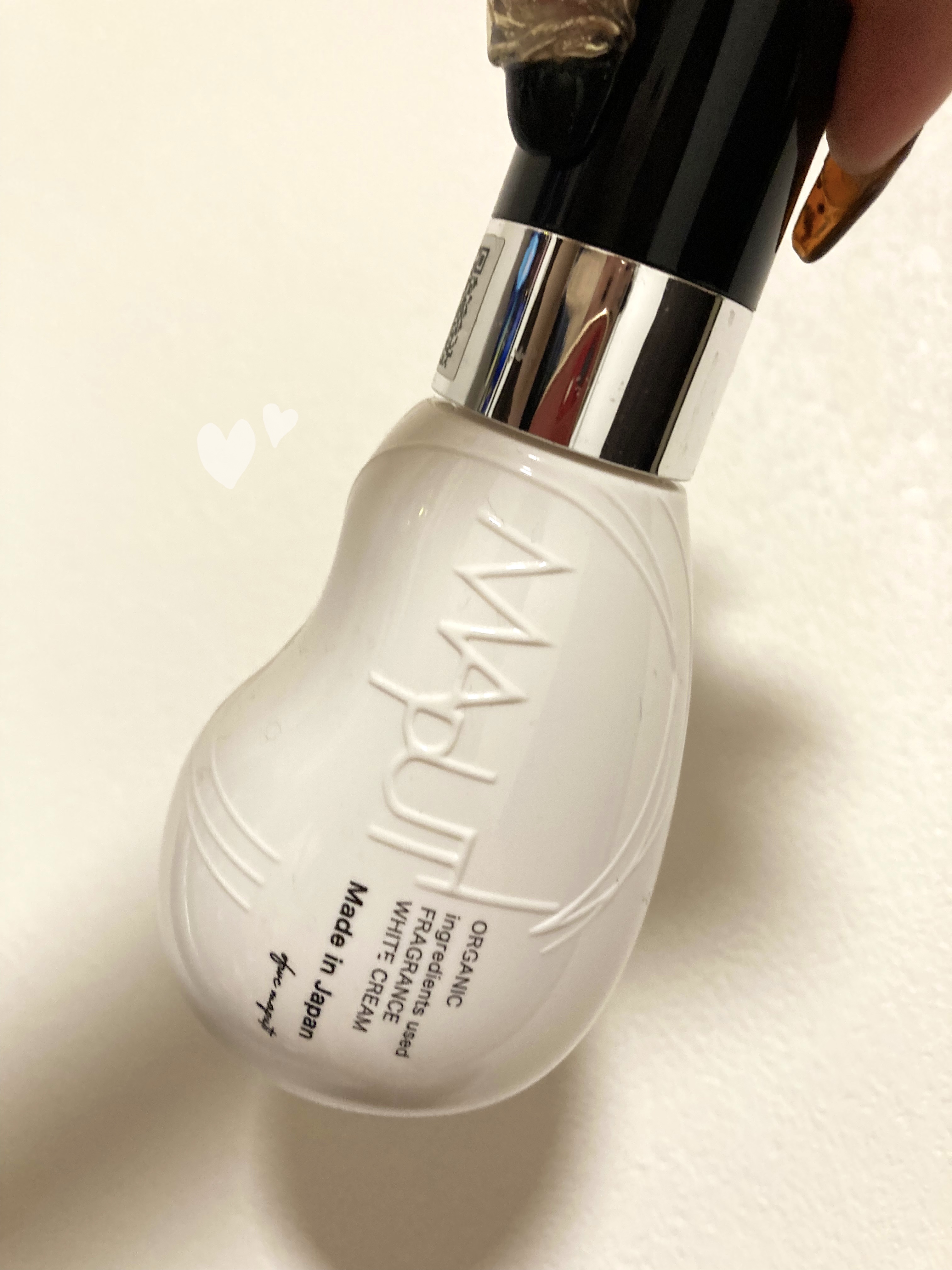 オーガニックフレグランスホワイトクリーム/MAPUTI/デリケートゾーンケアを使ったクチコミ（1枚目）