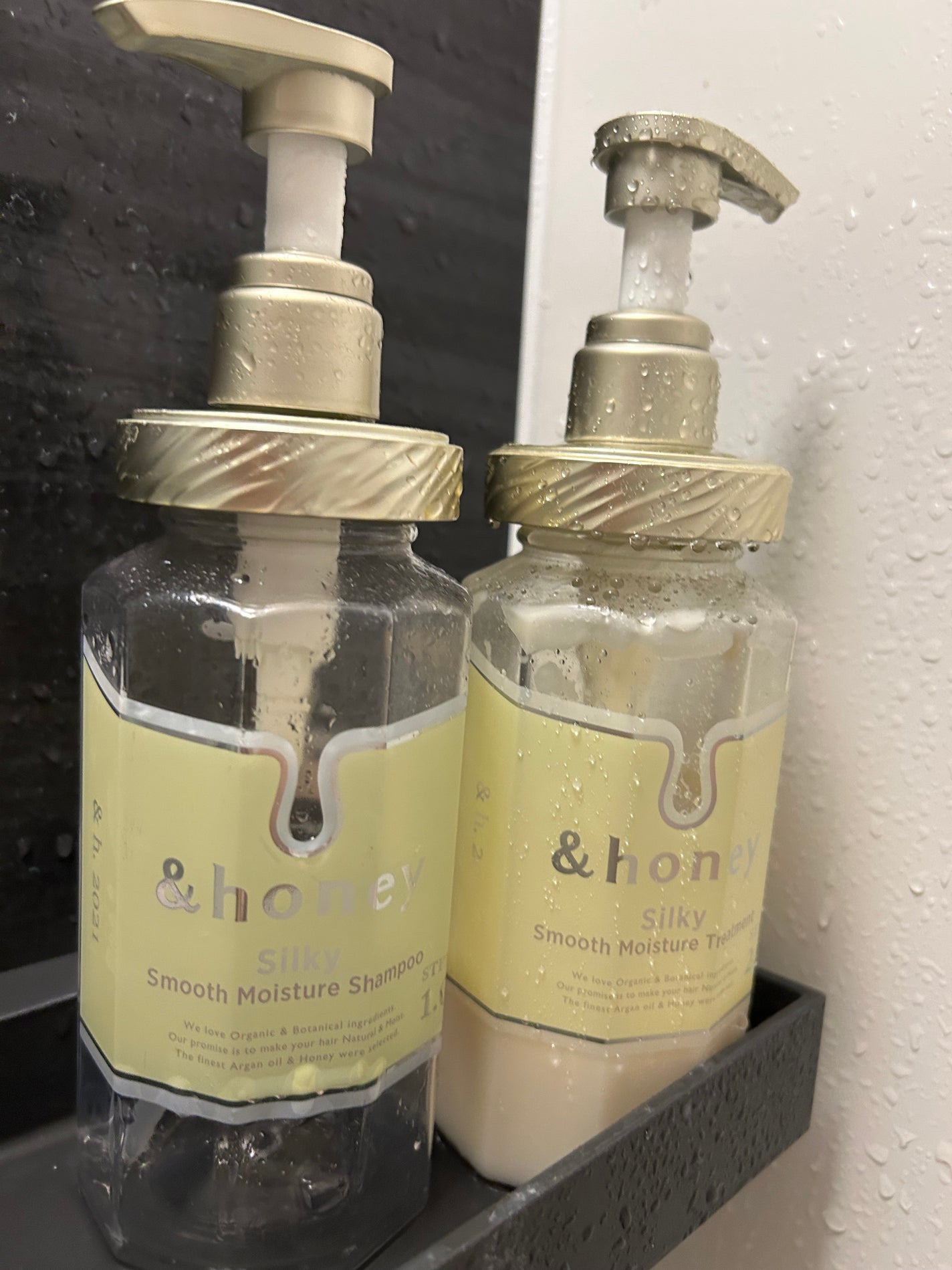 シルキー スムースモイスチャー シャンプー 1.0/ヘアトリートメント 2.0/&honey/市販シャンプーを使ったクチコミ(1枚目)