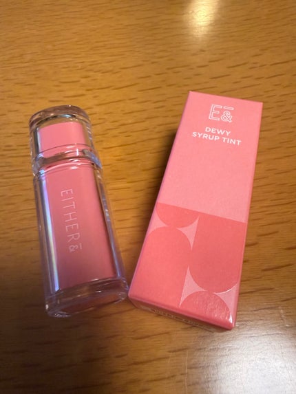 Dewy Syrup Tint/EITHER&/口紅を使ったクチコミ(1枚目)