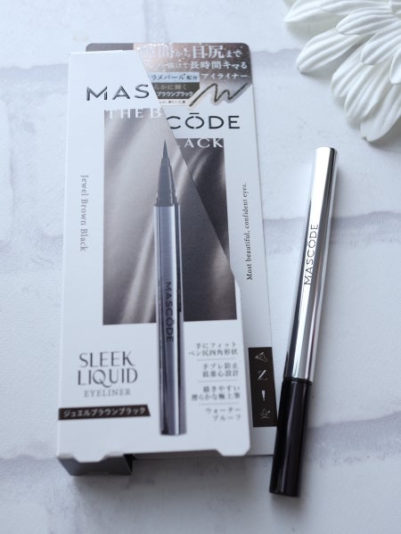 マスコード スリークリキッド アイライナー /MASCODE/リキッドアイライナーを使ったクチコミ(1枚目)