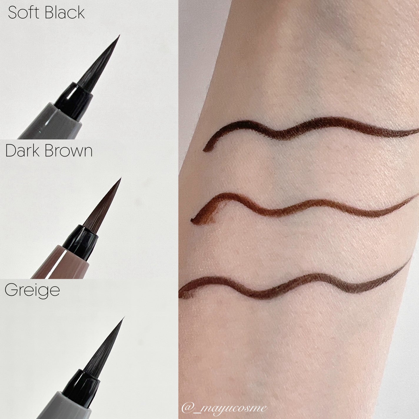 エーメイク マットリキッドアイライナー /A/mAke/リキッドアイライナーを使ったクチコミ(3枚目)