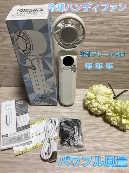 YOIYO冷却プレート付きハンディファン/YOIIYO/その他を使ったクチコミ(1枚目)