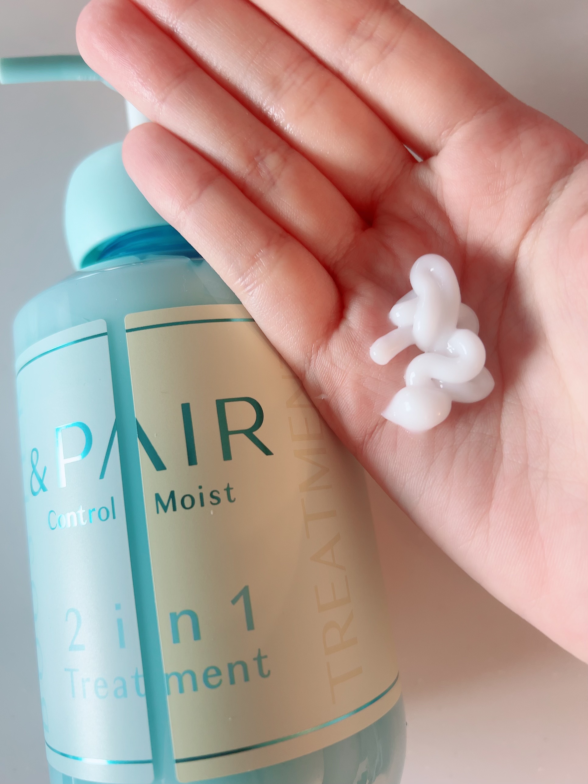 アンドペア コントロール モイスト 2in1 シャンプー＆ヘアトリートメント/&PAIR/市販シャンプーを使ったクチコミ（3枚目）