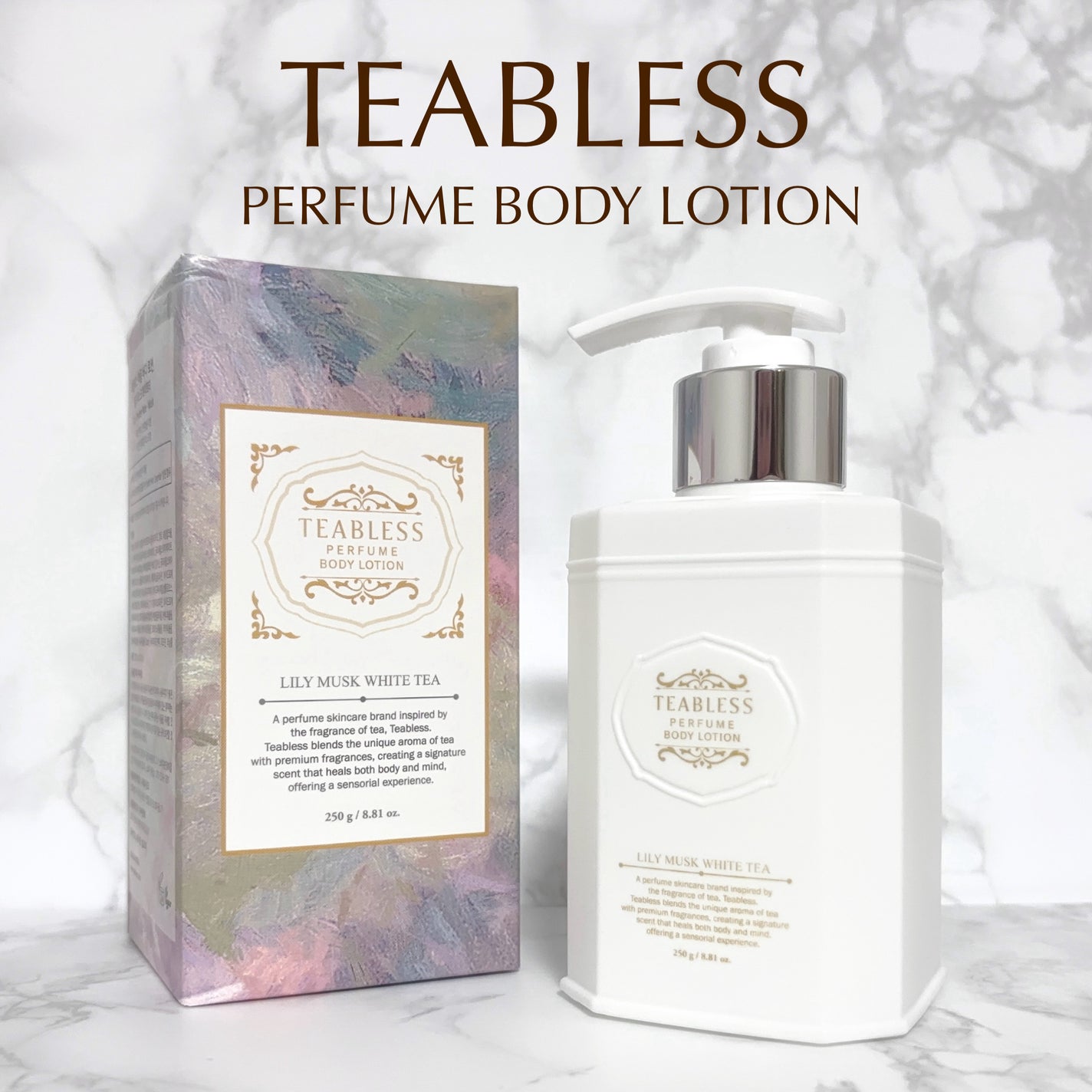 パフュームボディローション リリィムスクホワイトティー/TEABLESS/ボディローションを使ったクチコミ(1枚目)